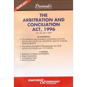 Dwivedi & Company's The Arbitration and Conciliation Act, 1996 Bare Act